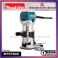 MAKITA 710W Trimmer 6mm (1/4") 8mm (3/8") RT0700C / RT0700CX2 - 1 Year Warranty ( MAKITA TRIMMER RTC