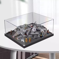 Figure Dustproof Cabinet 手办防尘展示盒 Kotak Koleksi Jernih For Lego 75257 Millennium Falcon Star Wars Ris