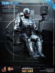 全新現貨，啡色外盒未開封 Hottoys hot toys mms203 Robocop with Chair