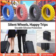 8PCS Luggage Wheels Protector Silicone Wheels Caster Shoes Travel Luggage Suitcase Reduce Noise