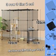 คอกน้องแมว คอกกรงสัตว์เลี้ยง DIY คอกกรงแมวและสุนัข กรงหมา ประกอบง่าย ทนนาน จัดเก็บสะดวก กรงแมวราคาถู