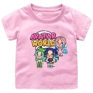 Jojo clothing T-Shirts For Girls Avatar World game Pictures Aged 1-12 Years