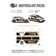 CB024 - Fifteen 52 Livery 1/64 Diecast Waterslide Decal - Clear Base