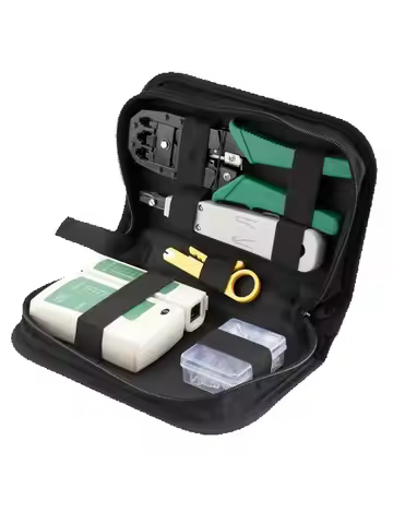 Network Tool Kit Cat5 RJ45 Crimper 8P6P4P Ethernet Cable Tester Punch Down Tool Wire Stripper Modula