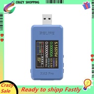 XA3 Pro USB Smart Tester with PD QC2.0 & QC3.0 Fast Charging, 6.5A High Current, Ideal for Mobile Ph