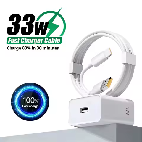 For OPPO Charger 33W SuperVOOC Fast Charger For OPPO Reno 12 11 Pro Find X8 X6 X7 Pro A55 A57 A96 Fa