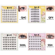 6 Rows Glue Free Spiky Cluster Lashes Natural Look 8-15 mm Individual Lashes Curly Fluffy Lashes Clu