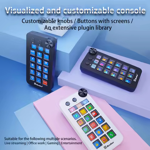 Mirabox N1 Stream Deck Visual Macro Keyboard LCD Button 15Key Live Content Creation Controller Strea