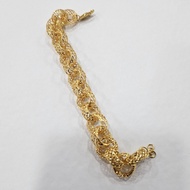 22k / 916 Gold Wave Ring Bracelet by Best Gold Shop