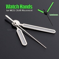 Watch Hand Modified 3 Hand C3 Green Luminous Fit NH34 NH35 NH36 4R 7S Automatic Movement Watch Acces