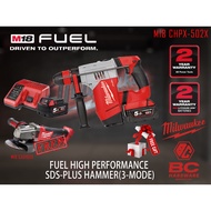 Milwaukee M18 FUEL™ Promotion Combo Set, 3 Mode SDS-Plus Hammer , Angle Grinder (M18 CHPX, M18CAG100X)