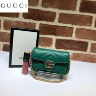 LV_ Bags Gucci_ Bag Small Shoulder Coin Purse Handbag 575161 Men Woman Embossing Leather 81DM