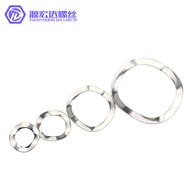 Wave Gasket 304 Stainless Steel Three Wave Peak Gasket Wave Gasket Spring Gasket M3M4M5M6-M31 YHBJ