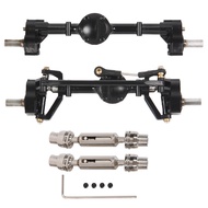 WPL Front and Rear Portal Axle with Metal Drive Shaft for WPL C14 C24 C24-1 C34 C44 B14 B24 1/16 RC 