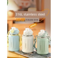 Fuguang 316L Stainless Steel Straw Sports Thermos Cup