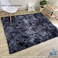 Thảm lông trải sàn M2T Bedding mềm mượt - thảm màu loang decor trang trí phòng đủ size