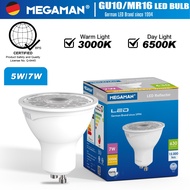 Megaman GU10 MR16 Led Bulbs