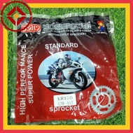 1PCS 428 SPROCKET KR150 YOSHIPOWER BLACK 40T 41T YSP MODENAS DINAMIK GT128 KAWASAKI ZX150 428H REAR 