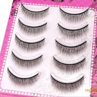 Black Cosplay Manga Lashes Makeup Extensions Strip Lashes for Beauty Eye Cosplay DIY Makeup