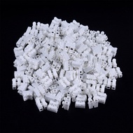 50/100PCS CH2 Spring Quick Wire Connector Cable Clamp Terminal Block Connector untuk Lampu Jalur LED
