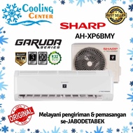 AC SHARP 1/2PK AH-XP6BMY GARUDA SERIES INVERTER PLASMACLUSTER + PASANG