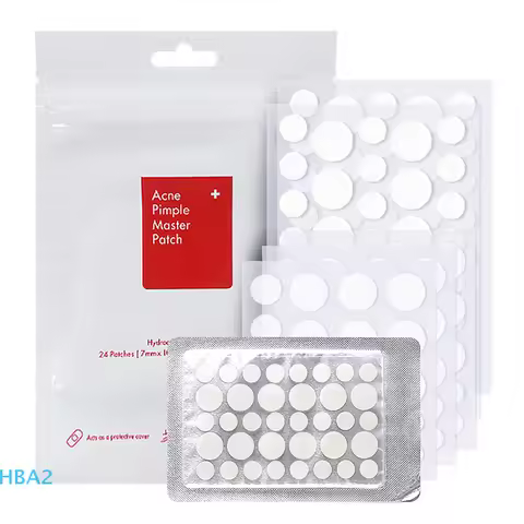 24pcs/36pcs Round Hydrogel Invisible Acne Sticker Skin Care Sticker Makeup Tool