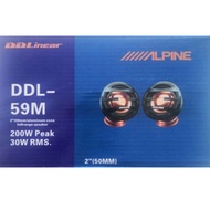 ALPINE DDL-59M 2"(50MM) Aluminum Cone Full Range Speaker 200W Peak 30W RMS