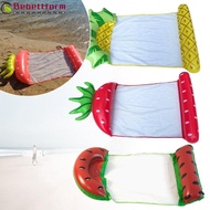 BEBETTFORM Fruits Floating Toys Summer Swimming Pool Floating Bed Chair Foldable Water Hammock Bed Inflatable Floating