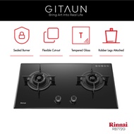 [RINNAI] CERAMIC GLASS KITCHEN HOB / 2 BURNER GAS HOB / CERAMIC GAS HOB / RB772G / RB773G