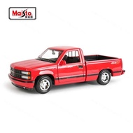 Maisto 1:24 1993 Chevrolet 454 SS Pick-Up Die Cast Vehicles Collectible Model Car Toys