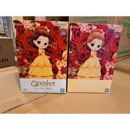 [AJ Mommy Toy Shop] Jingpin Japanese Version Q posket Disney flower style Belle