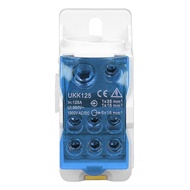 Din Rail Distribution Box Box Ukk125 Rise Card Slot C45 690V Boxed Splitting Tool 125A Electrical Bo