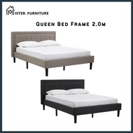 HAIDEN 2.0M Solid Wood Queen Bed Frame Queen Bedframe Katil Queen Kayu Katil Kayu Queen Katil Divan Queen Divan 双人床架