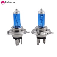 Ladysasa 2Pcs H4/HB2 9003 car Ultra White 100W 6000K Bright Halogen Headlight Bulb C5T5