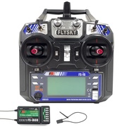 Flysky FS-i6 6CH 2.4GHz AFHDS RC Transmitter w/FS-iA6B Receiver for RC Multirotor Helicopter Airplan