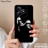 Softcase REALME C53hp - REALME C53 Casing (BLCK) Silicone REALME C53hp - Case REALME C53hp - Casing 