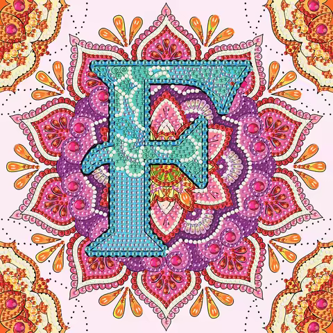 5D DIY Diamond Painting Capital Letters Diamond Embroidery Painting Full Round Diamond Mosaic DIY Rh
