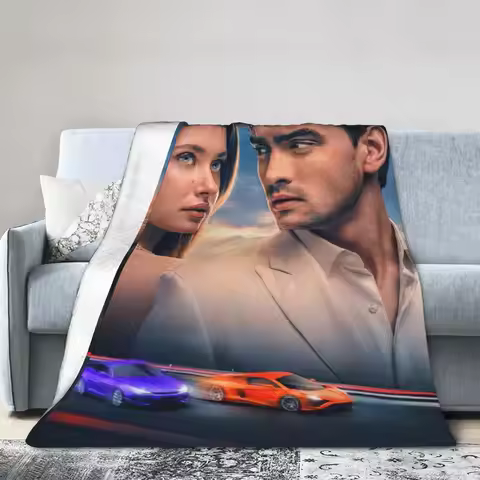 Hot Film Culpa Mia Flannel Blanket Winter Warm Soft Throw Blanket for Children Bedroom Aesthetic Bed