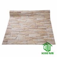 Kingwin Bricks 3d wallpaper design 10 meters by 45cm waterproof self-adhesive wallpaper