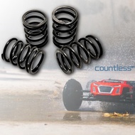 4Pcs Front & Rear Shocks Springs Set Compatible with Arrma Limitless Infraction Felony [countless.my