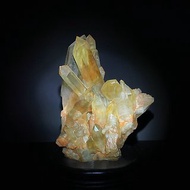 稀有純天然 黃水晶簇 財富能量 巴西 黃水晶柱 黃水晶