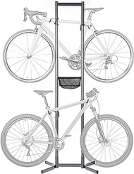 Delta Cycle Michelangelo 2 Bike Storage Rack - Gravity Wall Bike Rack - Fully Adjustable Bike Rack Garage for Road, MTB, and Hybrid Bicycles - Vertical Bike Rack Holds Up to 80 lbs