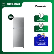 Panasonic 325L Inverter 2-Door Refrigerator / Fridge / Peti Sejuk PSN-NRTV341BPSM