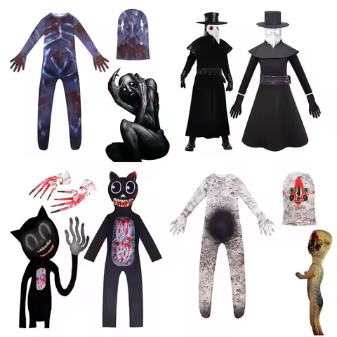 A Bear House Foundation Cosplay Costumes Anime SCP 6789 173 096 049 Children Halloween Costume p1p2t