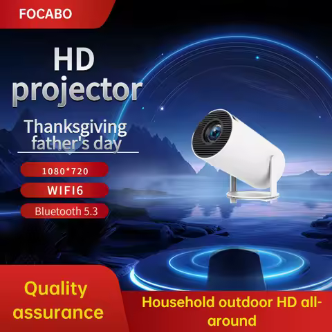 Projector 4K Dual Wifi6 260 ANSI BT5.3 1080P 1280*720P Home Cinema Outdoor portable Projetor