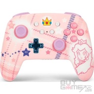 (全新) Nintendo 原裝授權 Switch PowerA Wireless Controller 無線手掣 手掣 控制器 Pad (碧姬公主 表演時刻！ Princess Peach Show Time ! )
