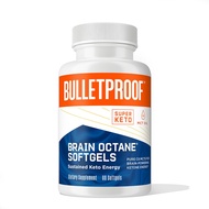 Brain Octane Softgels, 60 Count, Pure C8 MCT Oil for Sustained Ennergy