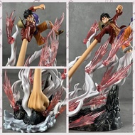 GK Long Mobile Gun Luffy Combat Form Justice Island Action Figure