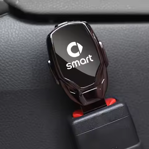 Car Seat Belt Metal Jewelry Seat Belt Accessory Extender for Smart 451 brabus Smart 453 fortwo forfo