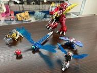 已上色打磨 盒玩 MINIPLA 王樣戰隊 獸電戰隊 王之強龍神